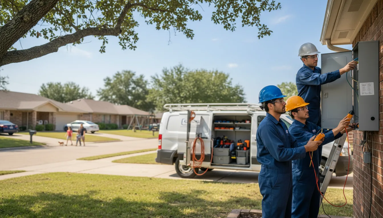 Certified electrician providing emergency electrical services in Birmingham, IA